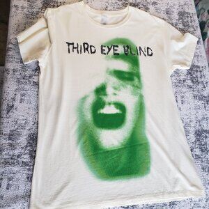 Third Eye Blind Rock Band Tshirt Green Woman Face